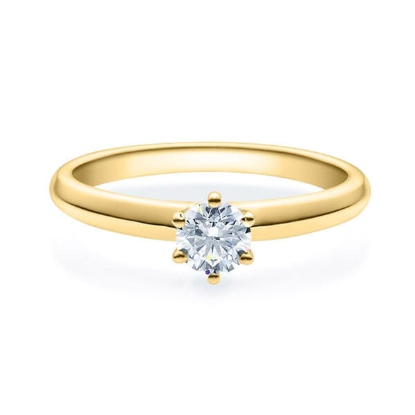 Enstens diamantring Violetta 14 kt gull med 0,40 ct TW-Si.Magic Moments -18003040